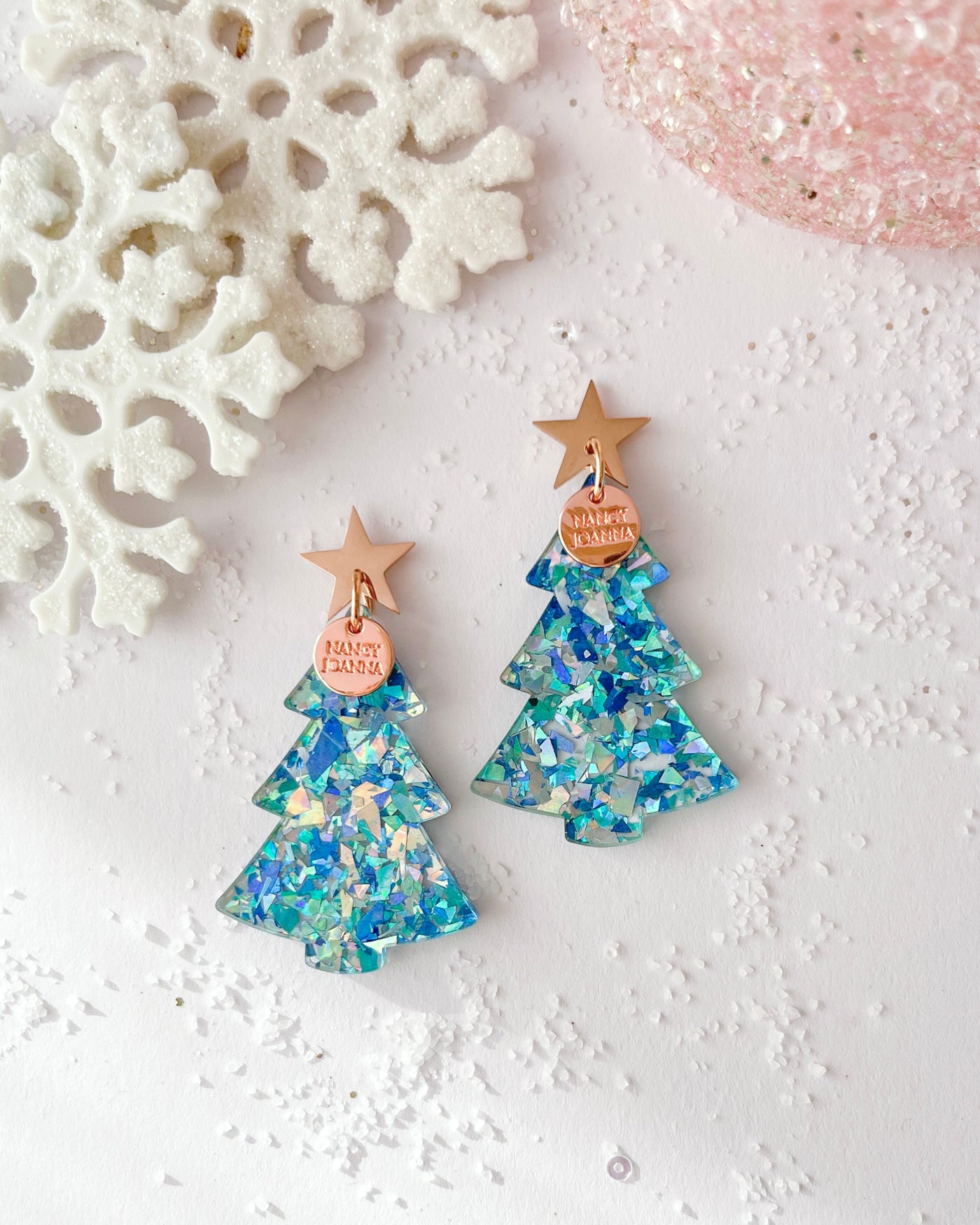 Let it Shimmer this Christmas Trees Nancy Joanna