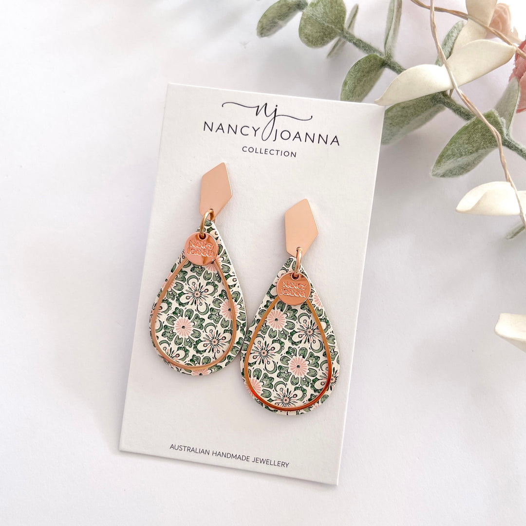 Oriental Charm Teardrops Nancy Joanna