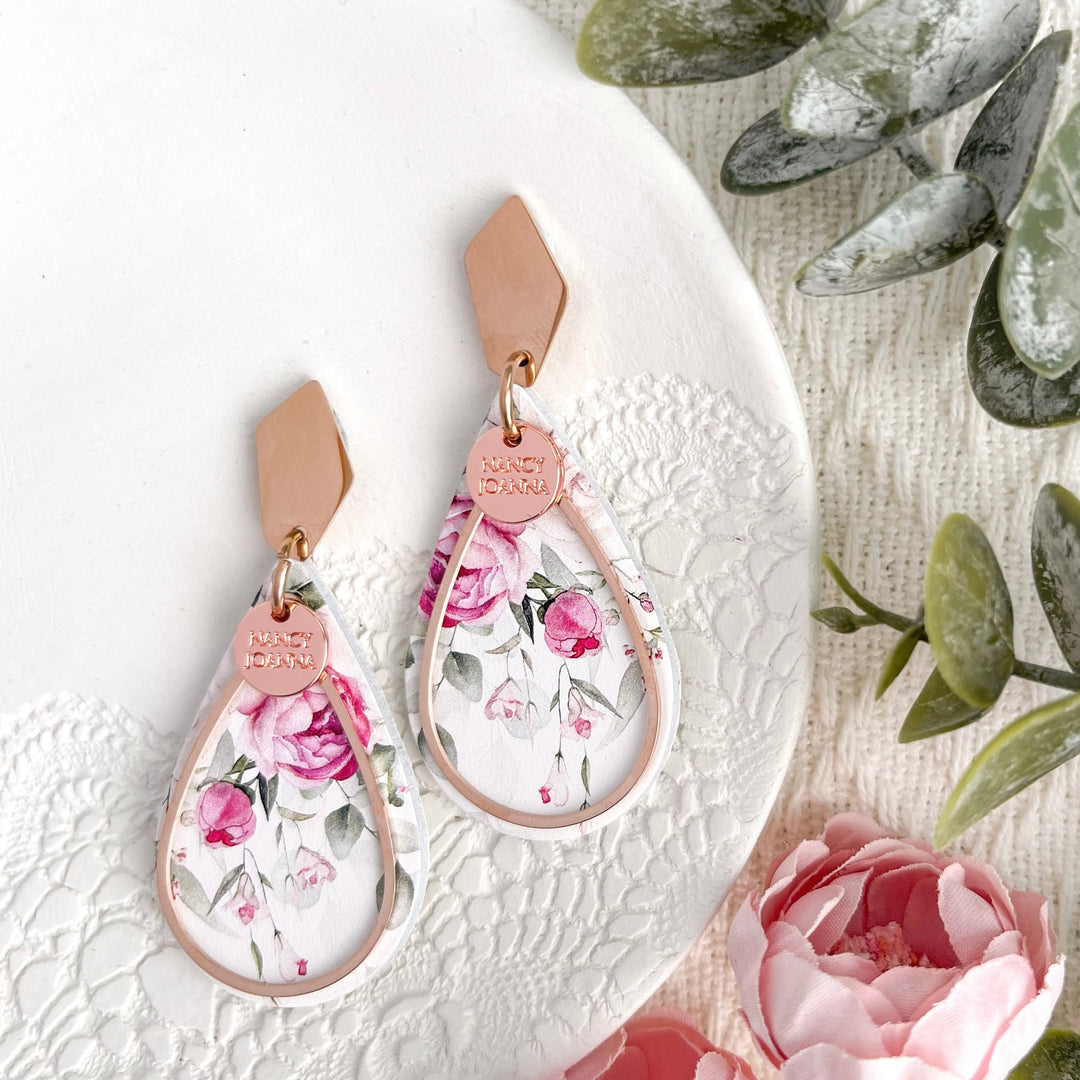 Amelia Floral Teardrops Nancy Joanna