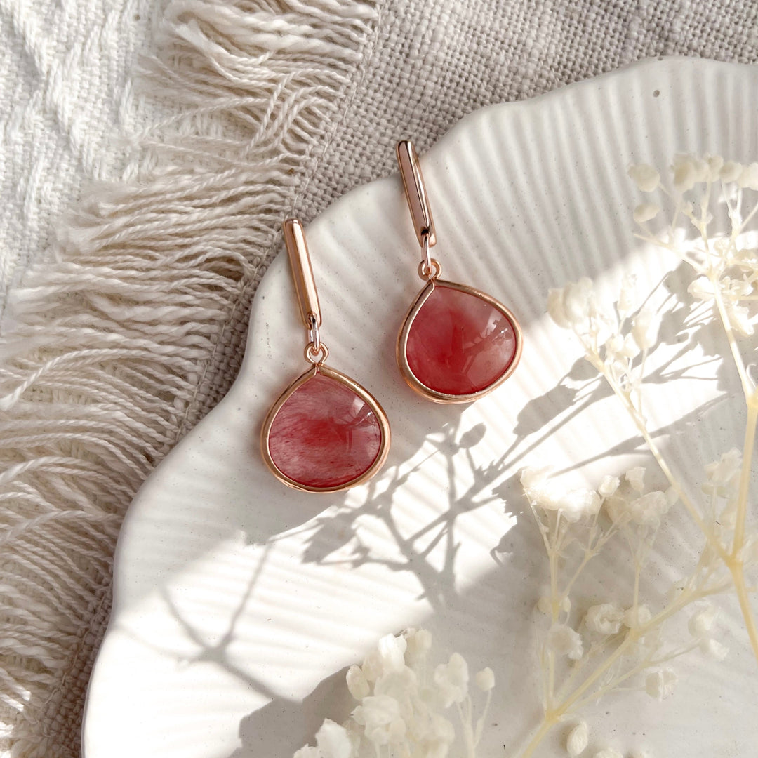 Cherry Glass Quartz Glass Drop Nancy Joanna