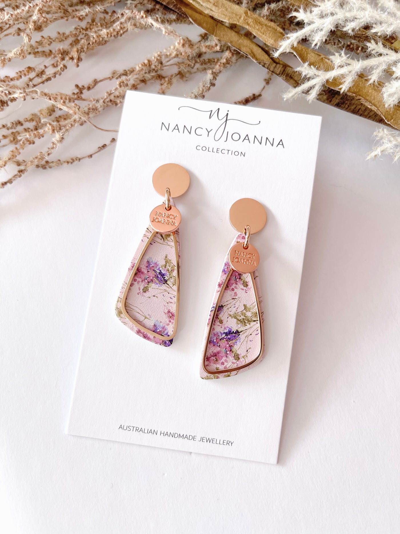 Lovely Lavender Side Drops Nancy Joanna