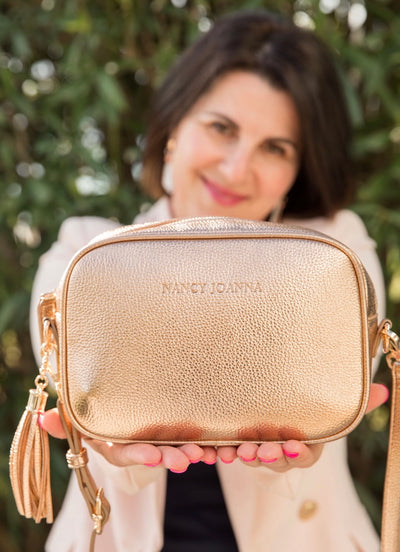 Rose Gold Crossbody Bag Nancy Joanna