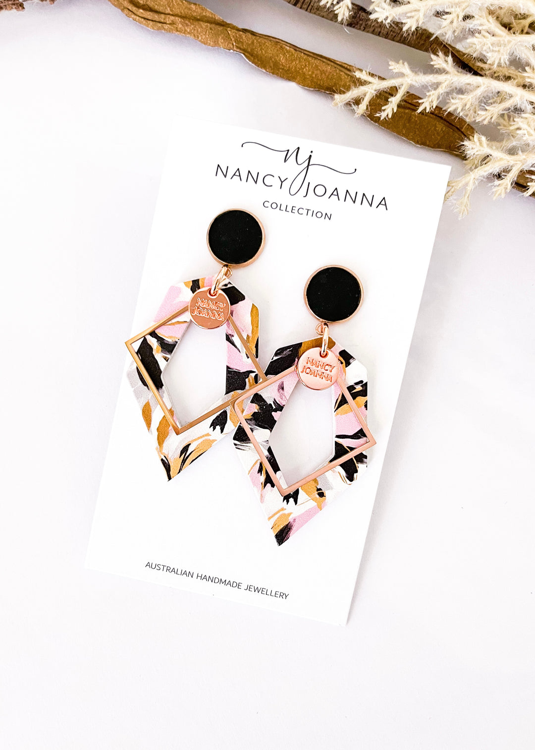 Black Concrete & Abstracty Geos Nancy Joanna