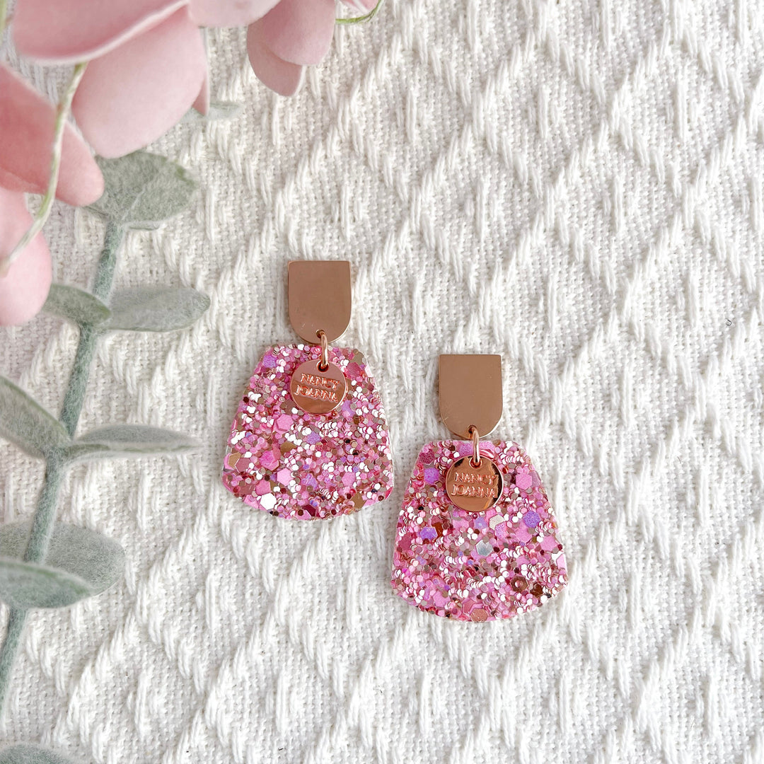 LAVENDER HALF DROP SPARKLE Nancy Joanna