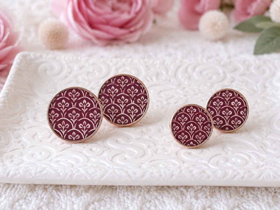 Vintage Merlot Studs