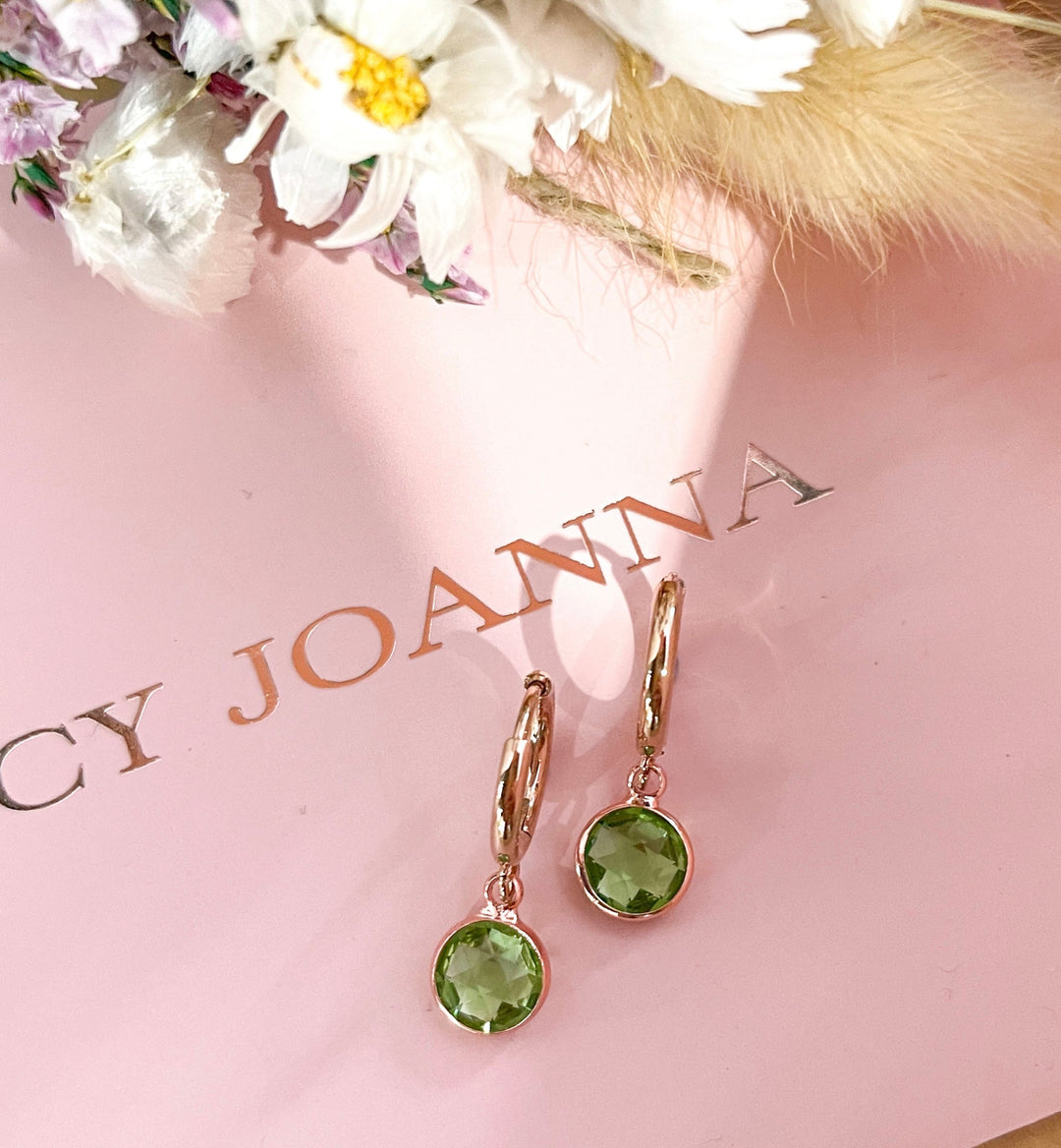 Light Green Charm Huggies Nancy Joanna