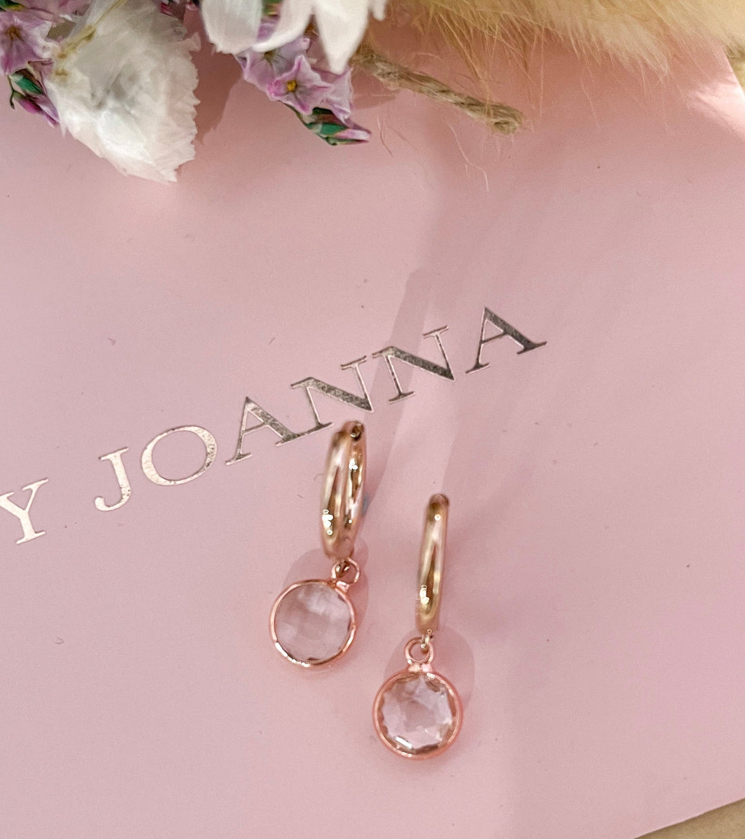 Crystal Clear Charm Huggies Nancy Joanna