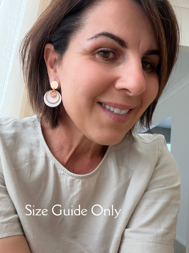 Mini Teal and Tender Round Drops Nancy Joanna