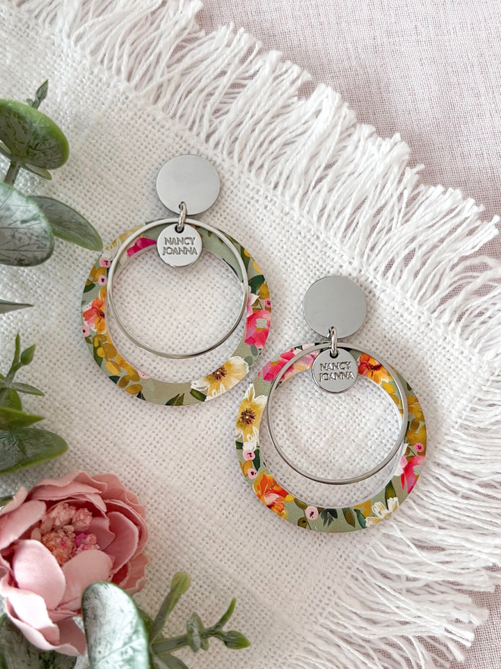 Elenor Rose Round Ring Drops Nancy Joanna