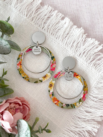 Elenor Rose Round Ring Drops Nancy Joanna