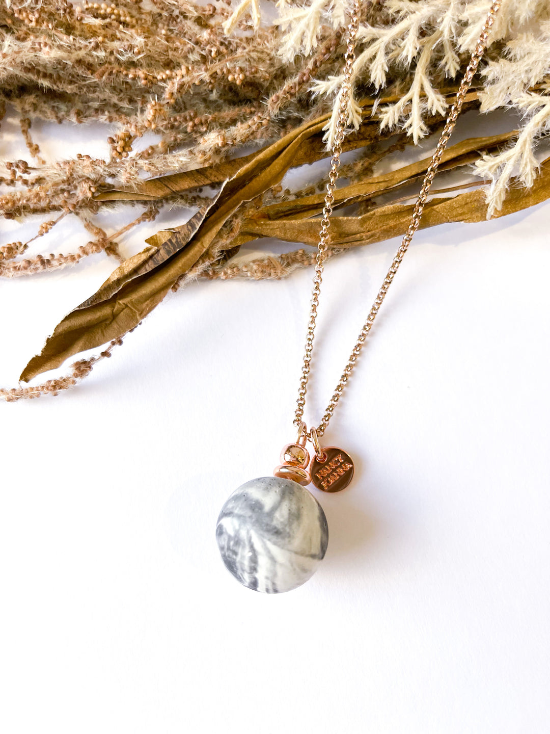 Large Concrete Marble Ball Pendant Nancy Joanna