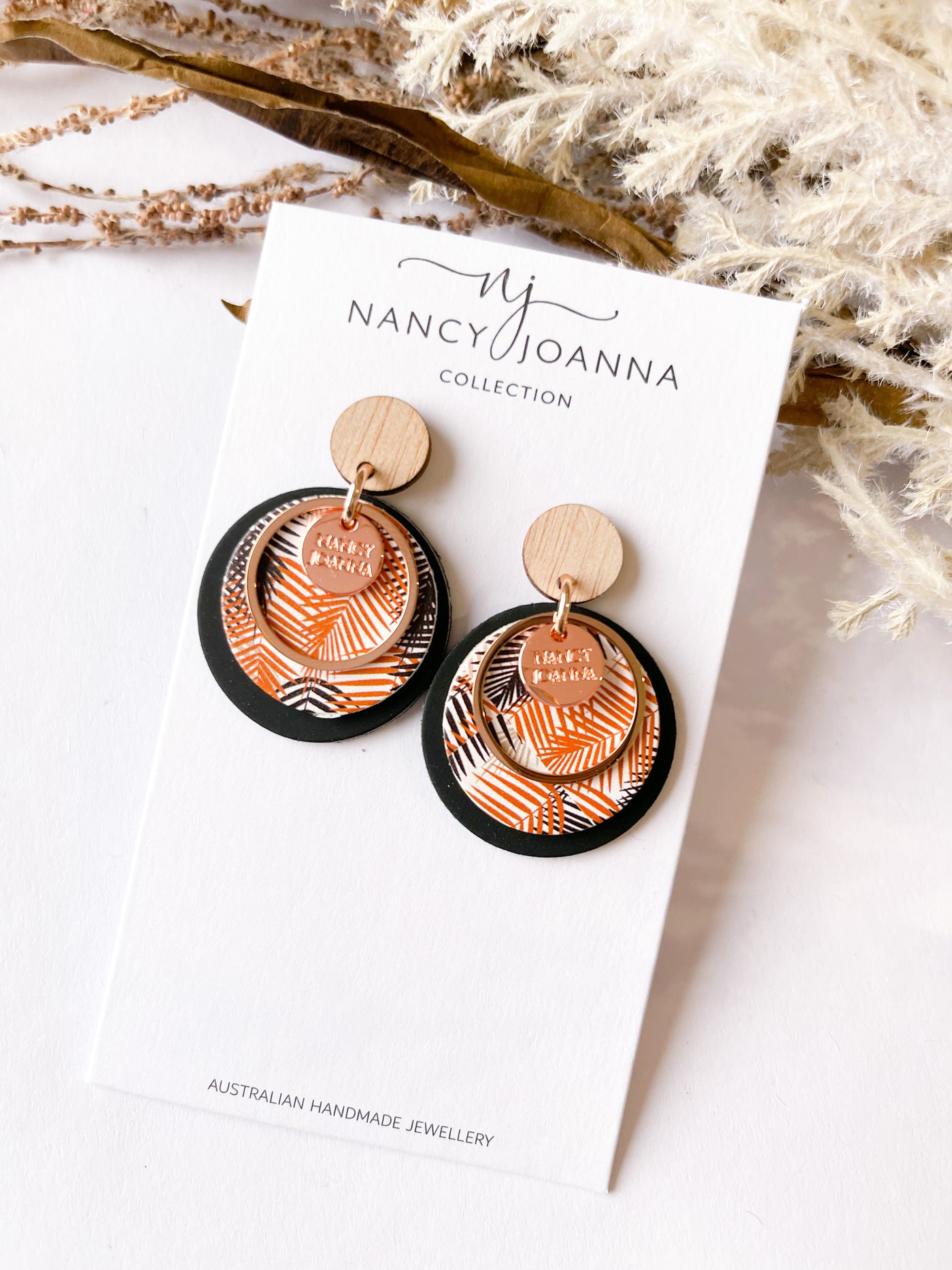 MINI Rust Double Round Drop Nancy Joanna