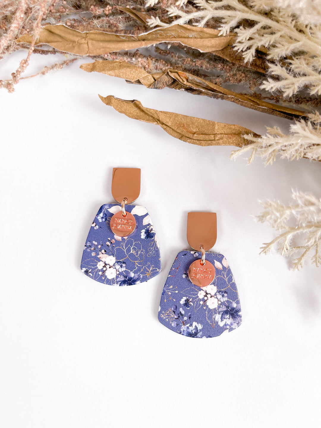 BLUE ORIENTAL HALF DROPS Nancy Joanna