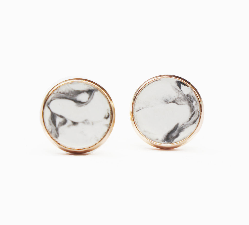 Concrete Marble Essential Studs Nancy Joanna