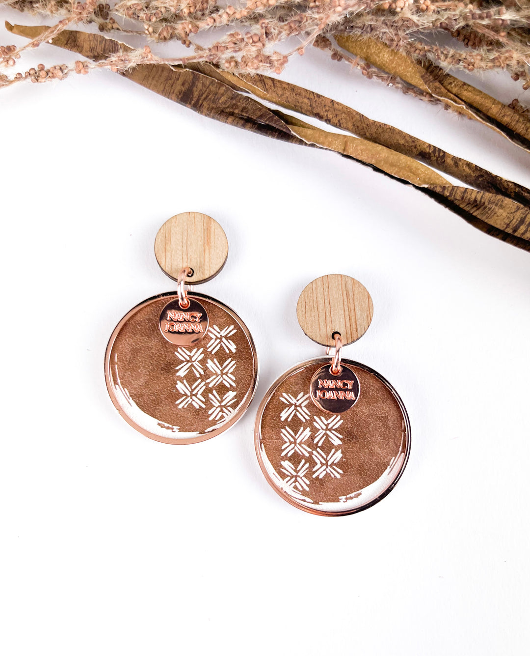 Boho Round Drop Nancy Joanna