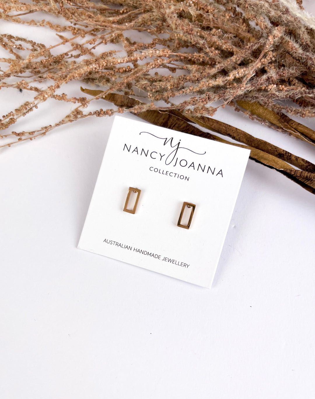 MINI Rectangle Studs Nancy Joanna
