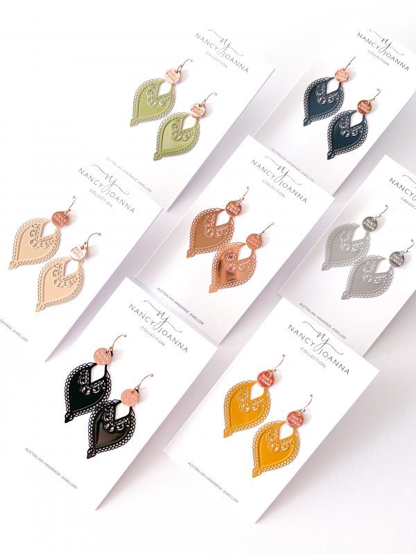 Mustard Marley Metal Lace Nancy Joanna