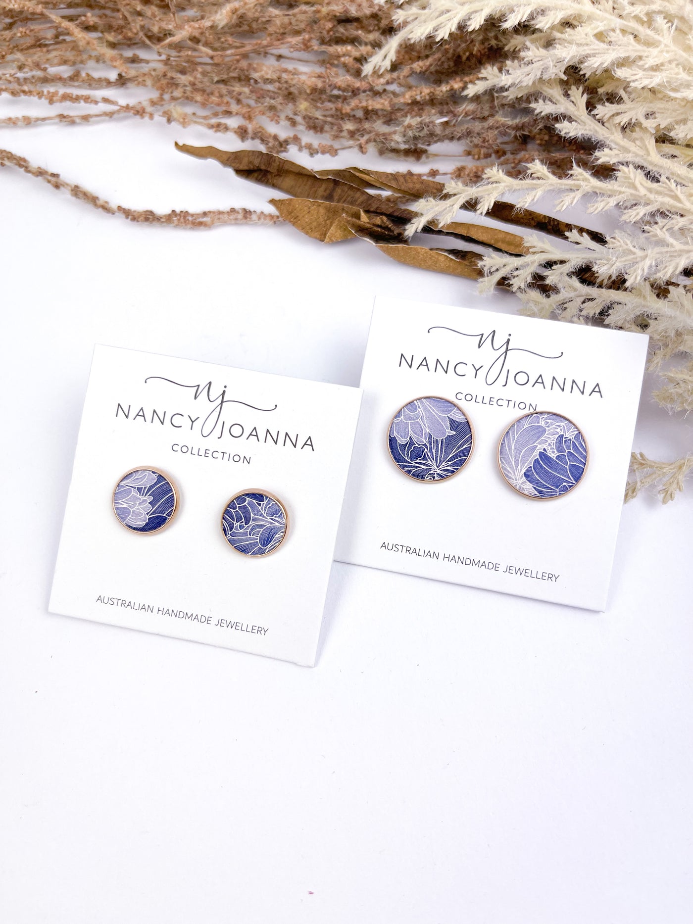 SUMMER CLOUD Studs Nancy Joanna