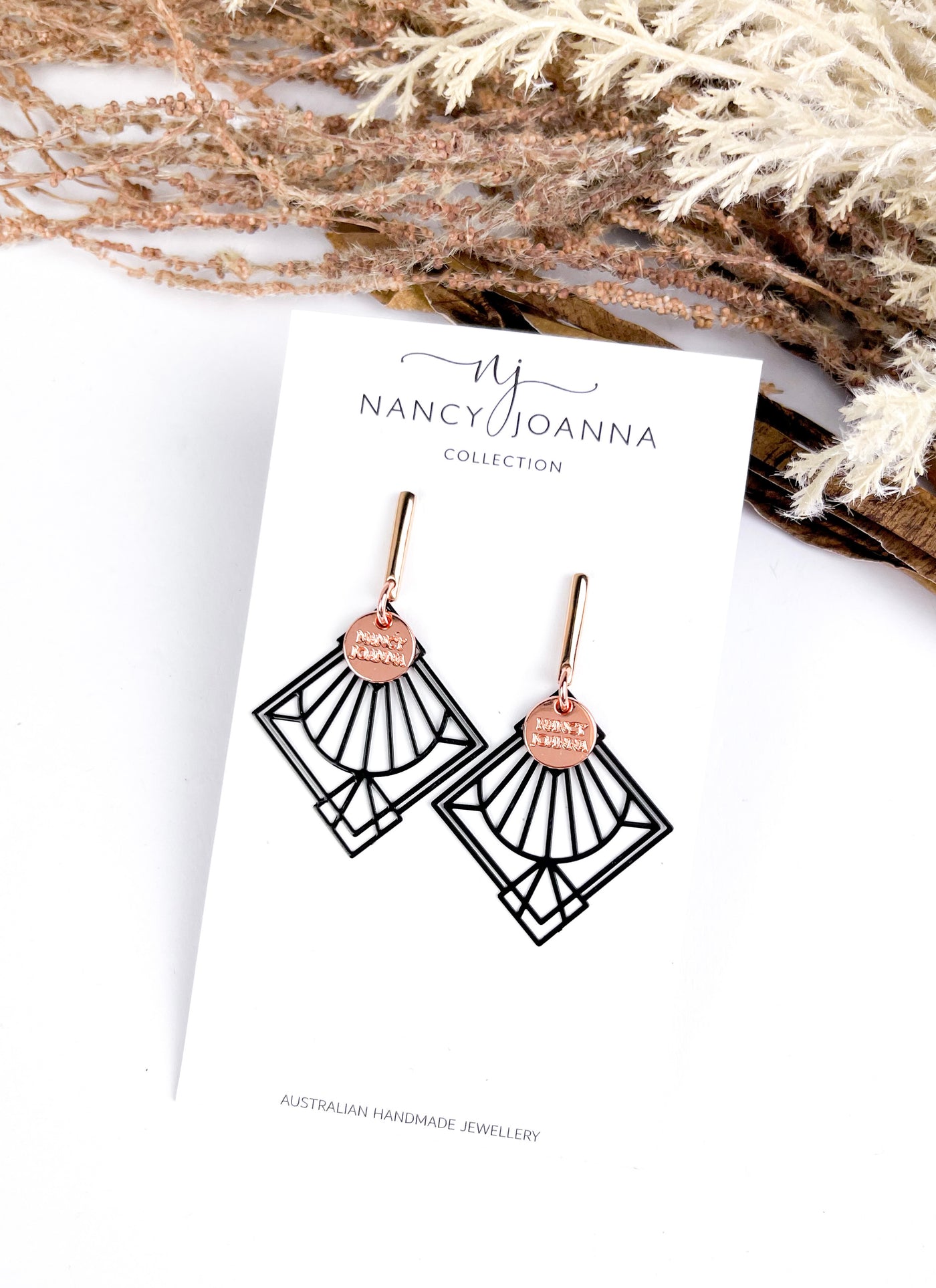 Art Deco Square Drops Nancy Joanna