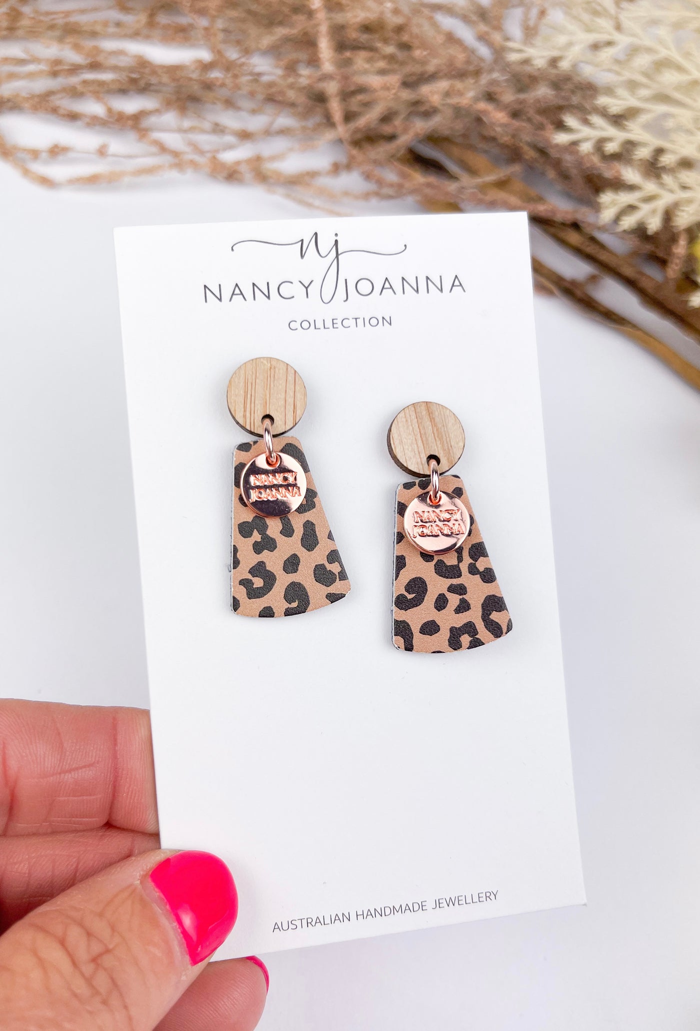 Extra MINI Chocolate Cheetah Dangles Nancy Joanna