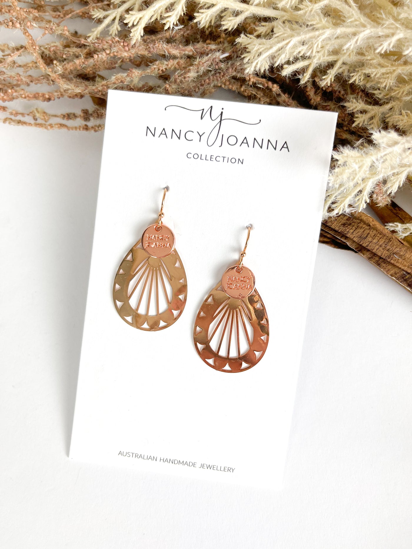 Rose Gold Spider Fans Nancy Joanna